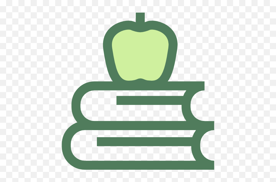 Books Stack Education Stacks Icon - Books Stacked With Apple Png,Apple Books Logo