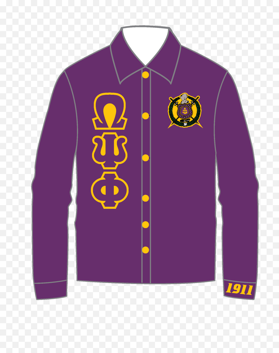 Omega Psi Phi Clipart - Long Sleeve Png,Omega Psi Phi Png