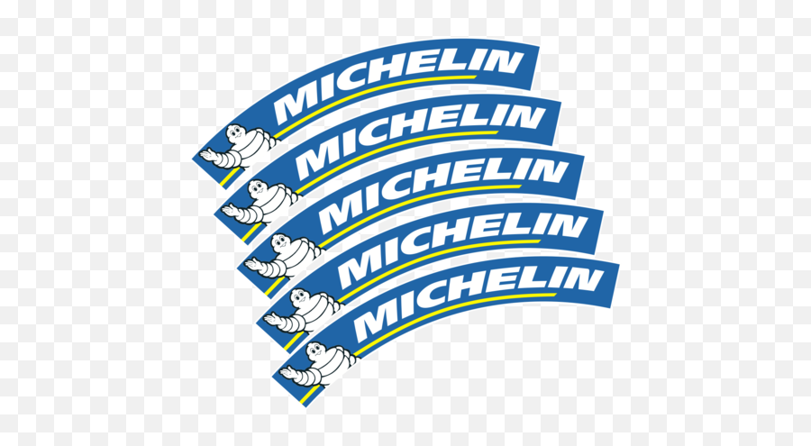 Michelin Full Color Tire Design Peel - Michelin Logo On Tyre Png,Michelin Logo Png