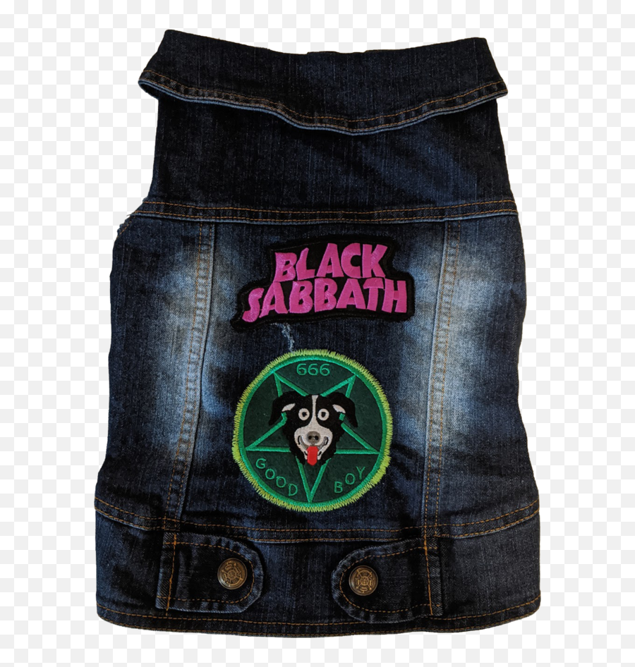 Small Pet Battlejacket Png Black Sabbath Logo