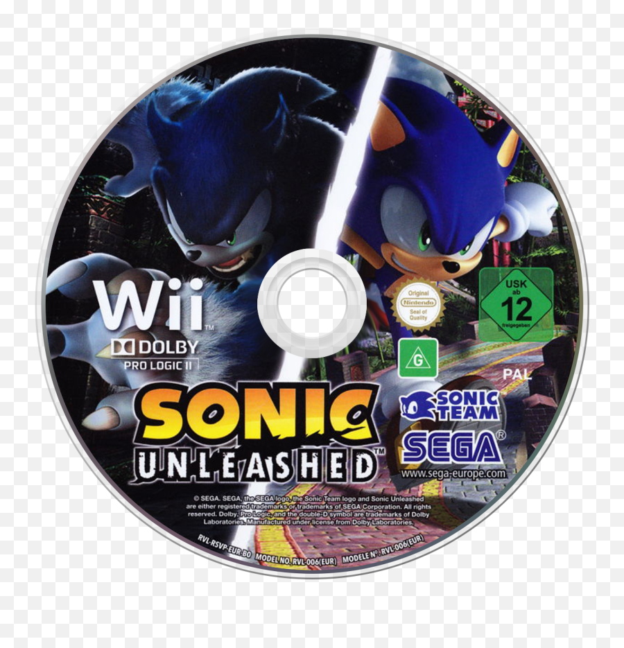Sonic Unleashed Details - Sonic Unleashed Wii Disc Png,Sonic Unleashed Logo
