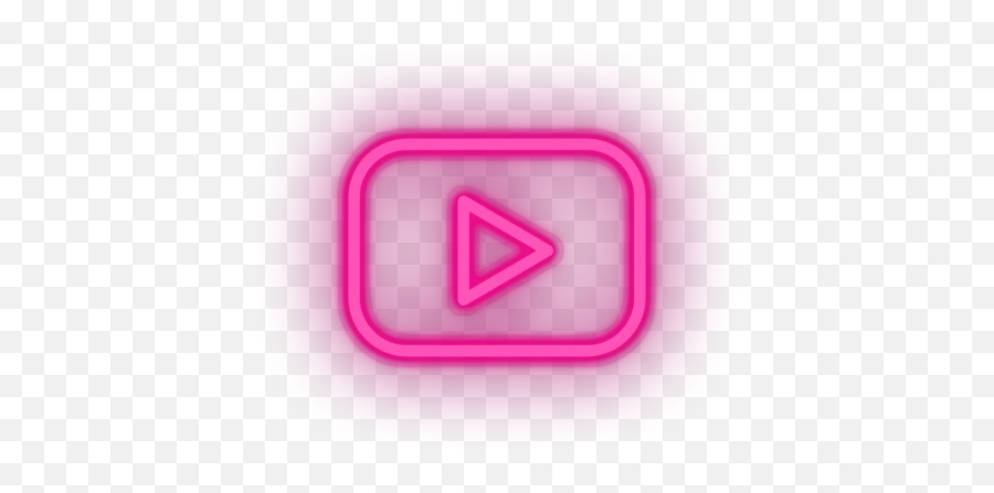 Youtube Neon Sign - Color Gradient Png,Pink Youtube Logo