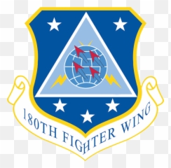 Twins Serve - 180th Fighter Wing Logo png