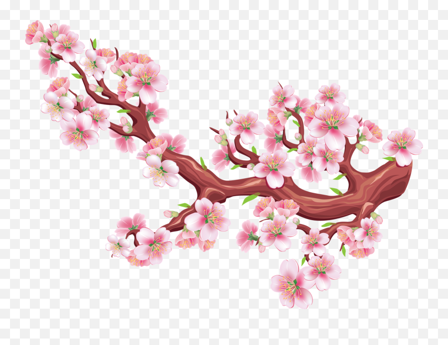 Sakura Png Free Download - Drawn Cherry Blossom Tree,Sakura Png