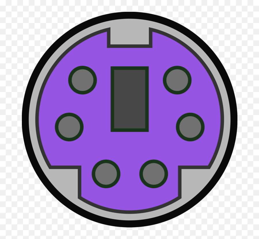 Area Purple Symbol Png Clipart - Ps 2 Port Png,Playstation 2 Png