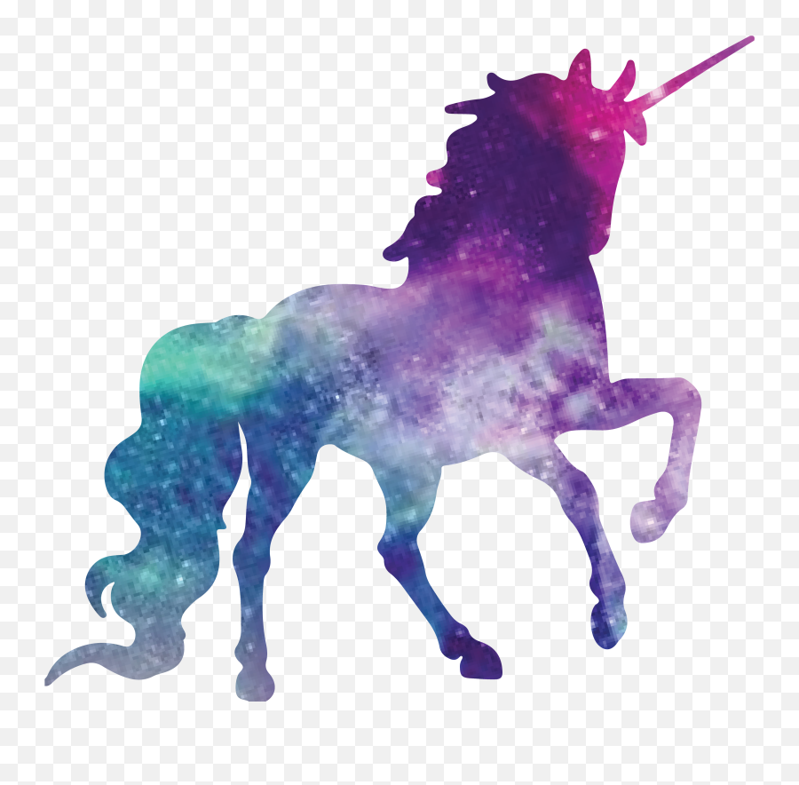 Unicorn Transparent Png 4 Image - Galaxy Unicorn Drawing,Transparent Unicorn