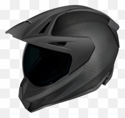 Icon Mens Dual Sport Variant Pro Ghost Carbon Helmet Black Sm - png