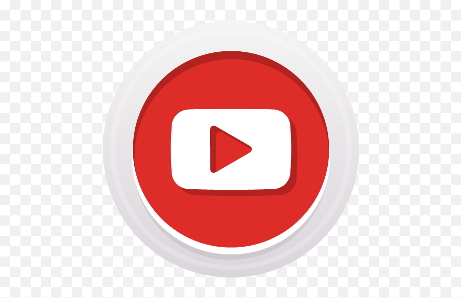 Youtube Free Icon Of Round High Quality - Youtube Icon 96 96 Png,Youtube Round Icon