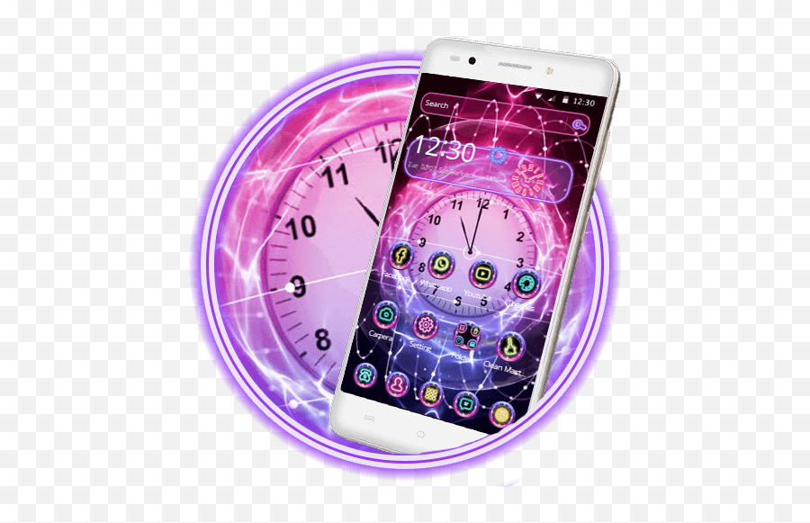 Pink Clock Theme 111 Download Android Apk Aptoide - Smartphone Png,Pink Clock Icon