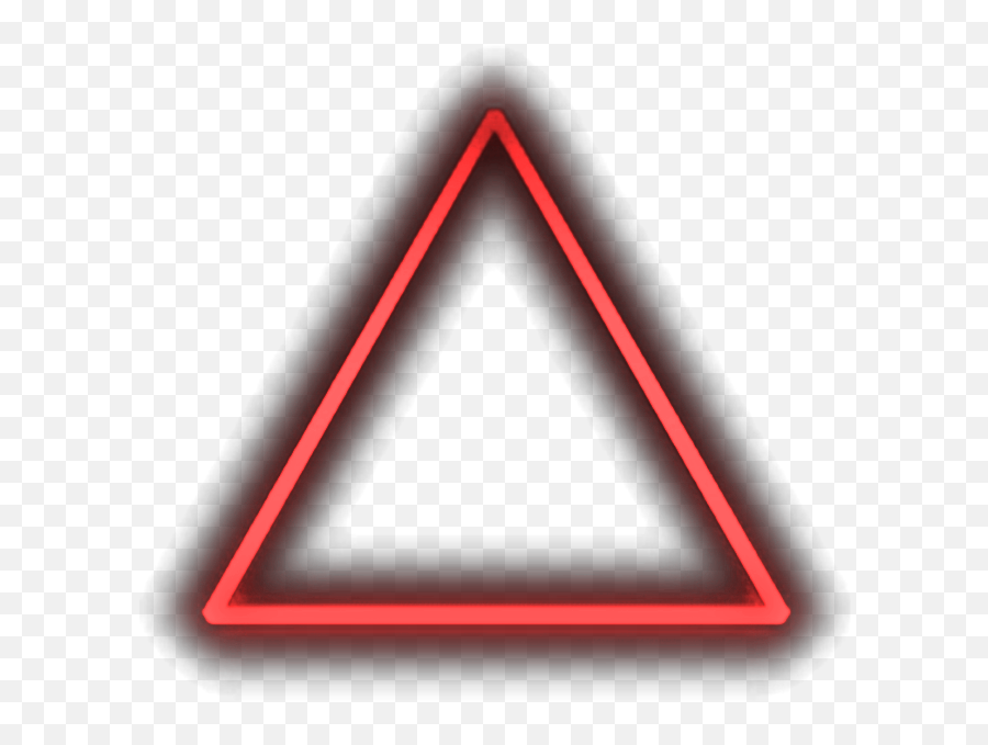 Neon Triangle Png Picture - Red Neon Triangle Png,Triangle Png