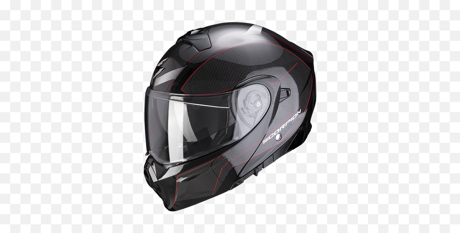Scorpion Exo - 930 Cielo Pearl Black Red Modular Helmet Scorpion Exo 930 Solid Png,Icon Scorpion Helmet