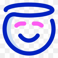 Halo - Free smileys icons Smiley Mit Heiligenschein png