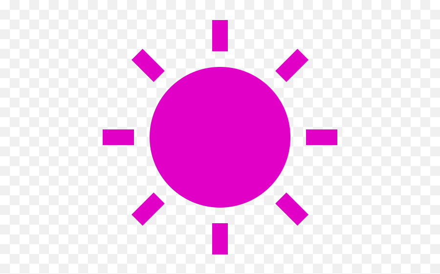 Pink Sun Icon Png Symbol - Daylight Icon,Sun Icon