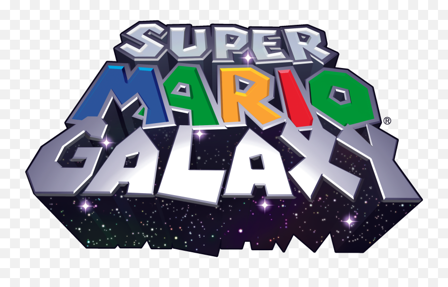 Super Mario Galaxy Promotional - Super Mario Galaxy Logo Png,Super Mario Galaxy Logo