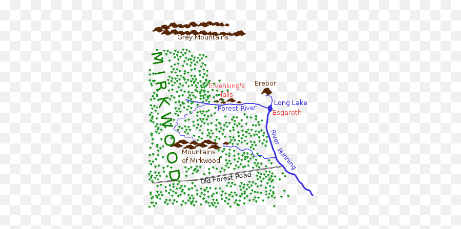 The Hobbit - Wikipedia Elvenking Hobbit Map Png,Hobbit Icon