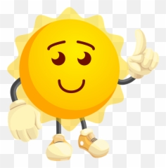 Sun Cartoon Character - Free vector graphic Pixabay png