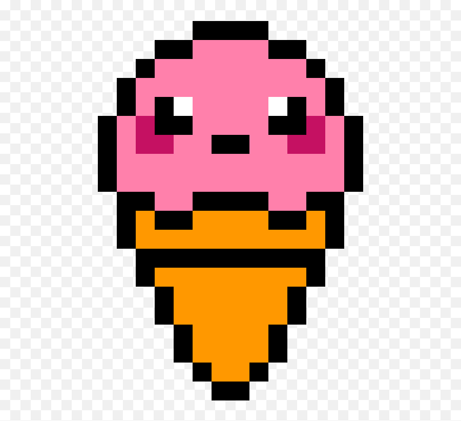 Sorvete Fofo - Ice Cream Pixel Art Png,Art Png