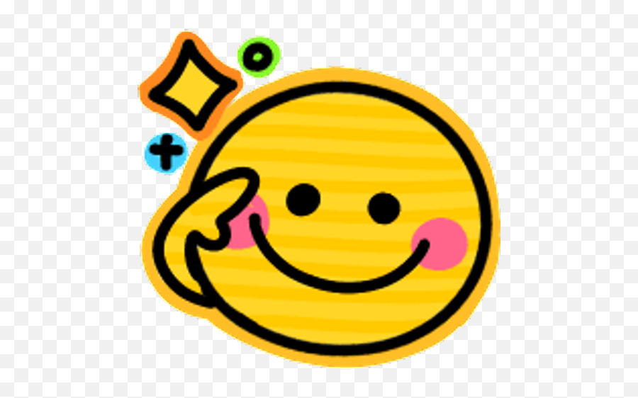 Sticker Maker - Kawaii Emojis 3 Happy Png,Code Icon Bbm