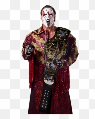 Download Tna World Heavyweight Champion Sting - Aew png