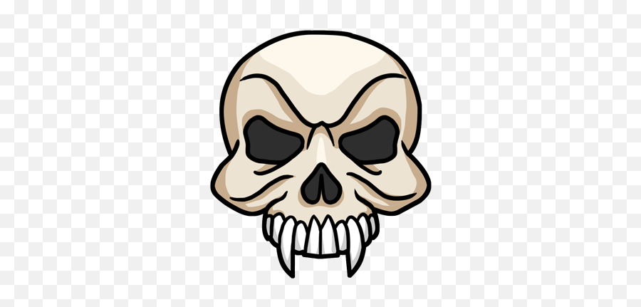Halloween Drawings - Easy To Draw Everything Skull Cool Drawings Easy Png,Vampire Skull Icon