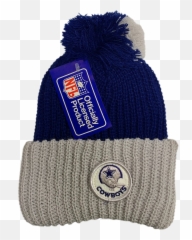 Vintage Dallas Cowboys Nfl Pom Knit Beanie Png