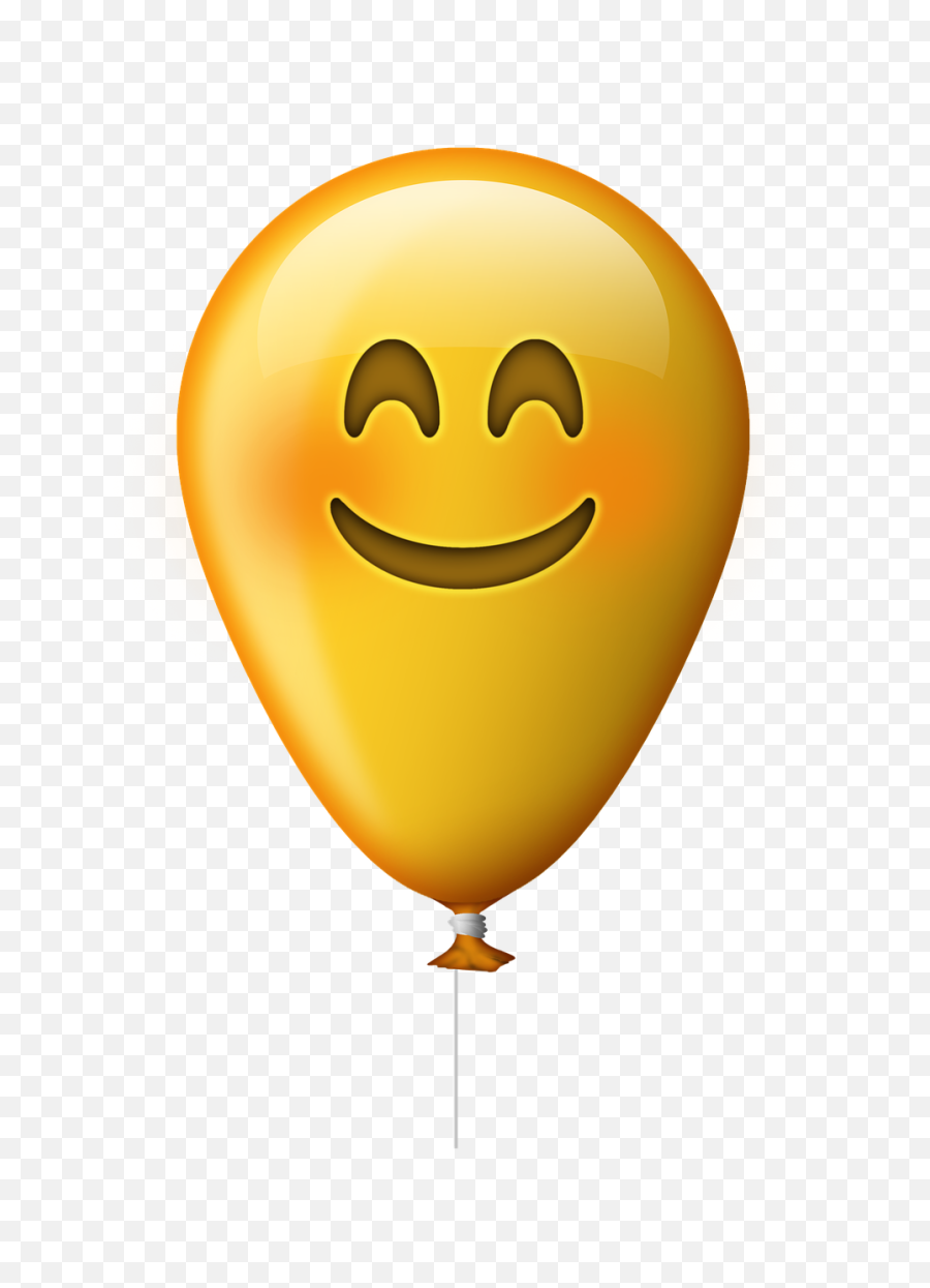 Emoticon Balloon Smile - Yoga Emoji Png,Smile Emoji Png