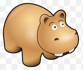 Clipart Animal Png - Cartoon Hippo,Animal Clipart Png