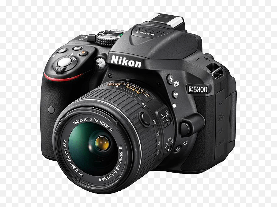 Nikon D5300 Camera Transparent - Canon Rebel T6 1300d Png,Photo Camera Png