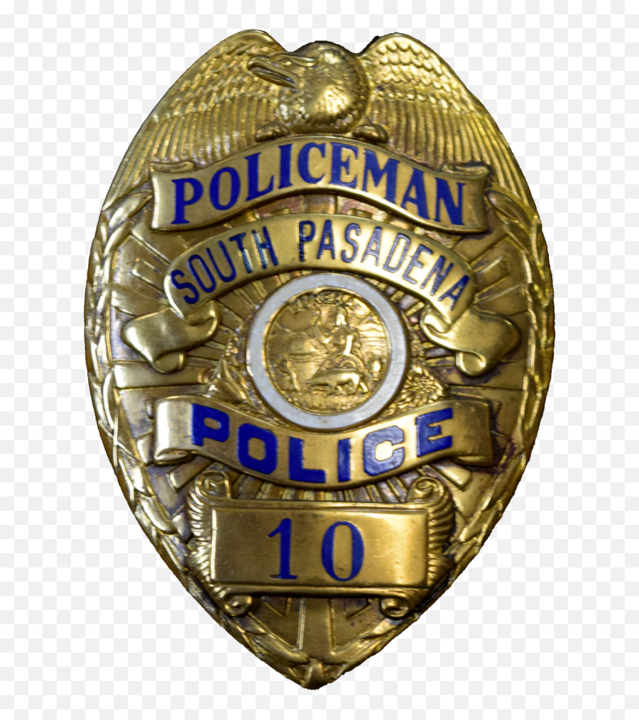 South Pasadena Police Badges Ca - Police Badge Transparent Background Png,Badge Png