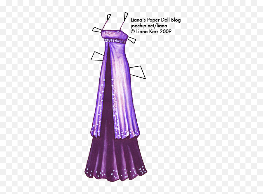 Purple Empire Waist Prom Dress - Purple Prom Dresses Png,Prom Dress Png