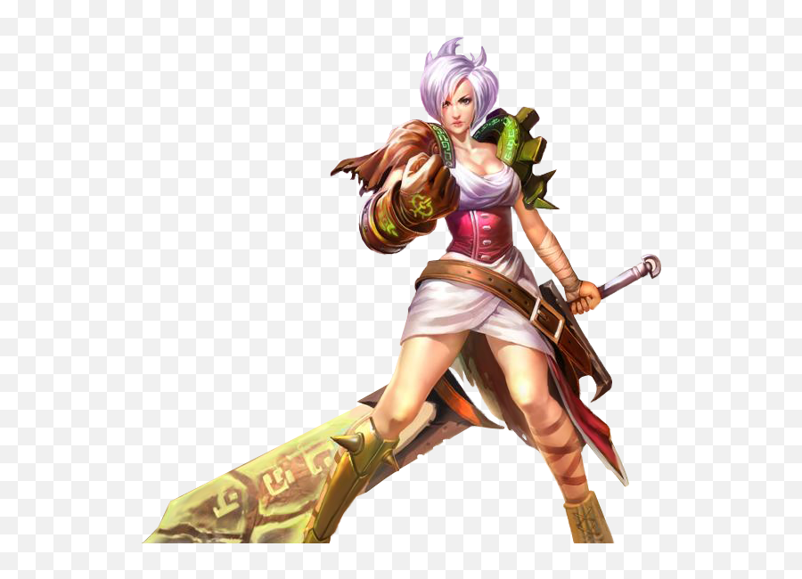 Download Riven Splashart Old Png Image - Riven Lol,Riven Png