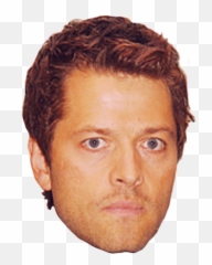 Misha Collins Supernatural Castiel Face - Png