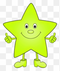 Star Clipart - Cartoon Bright Shining Star Png,Cartoon Star Png