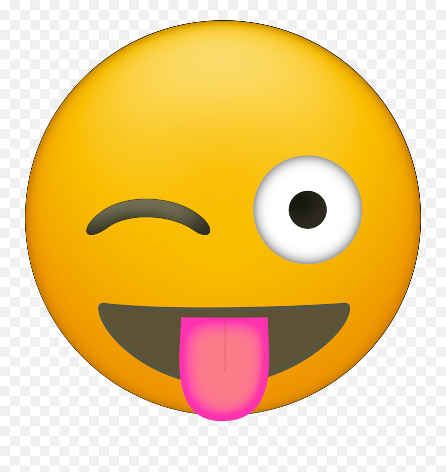 Wink Emoji Transparent Png Clipart - Printable Print Emoji Faces,Emoji Faces Png