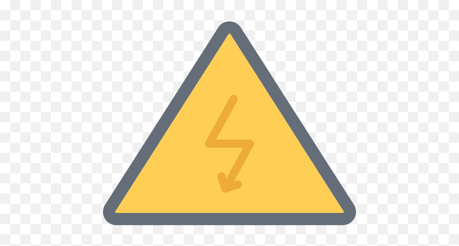 Electrical Hazard - Free Signs Icons Traffic Sign Png,Hazard Sign Png
