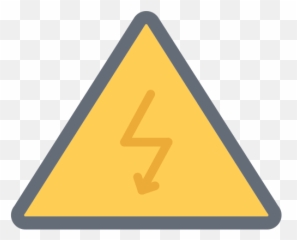 Electrical Hazard - Free signs icons Traffic Sign png