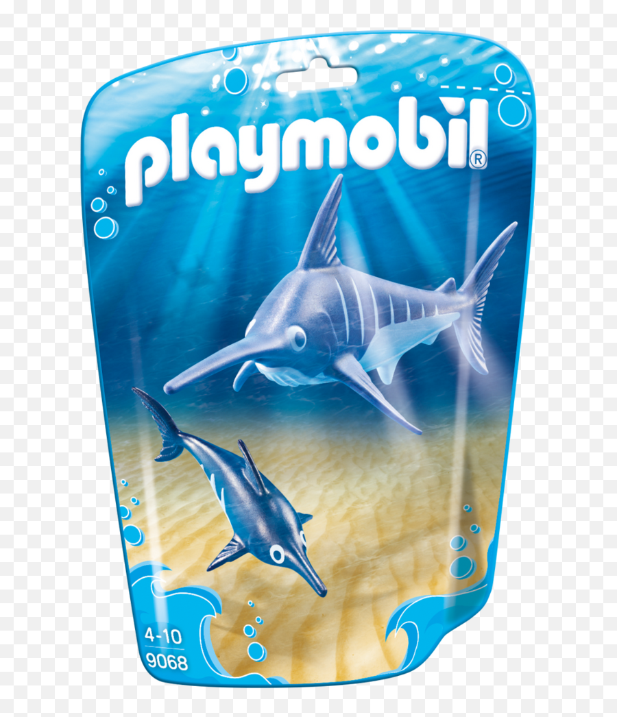 Playmobil - 9068 Family Fun Swordfish With Baby Baby Swordfish Png,Swordfish Png