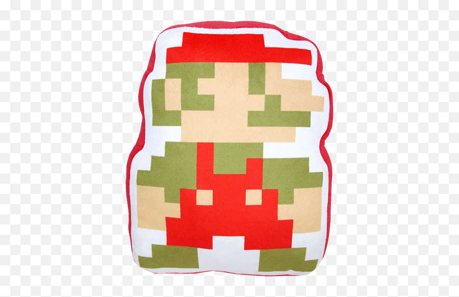 Nintendo - 8bit Mario 14 Pillow 8 Bit Super Mario Png,8 Bit Mario Png