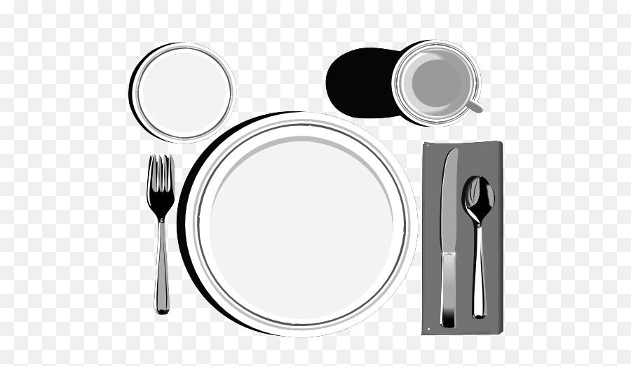 Download Hd Astonishing Place Setting - Place Setting Clipart Set Png,Place Setting Png