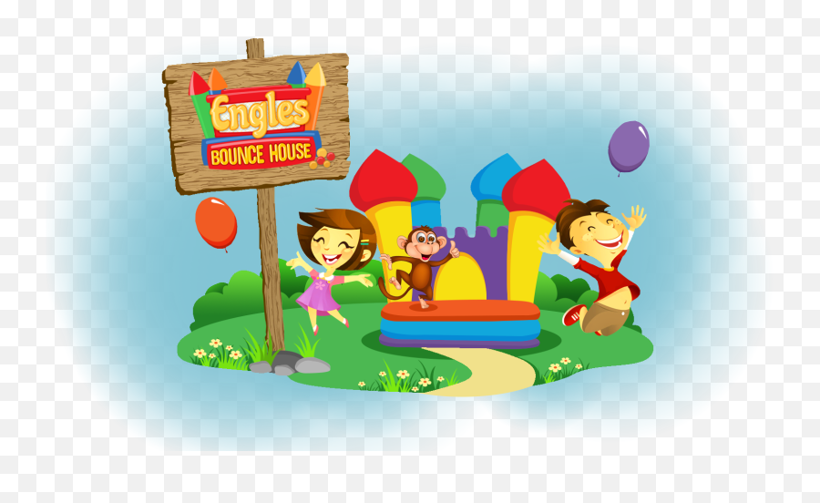 Engles Bounce Houses Event Rentals - Bounce House Party Cartoon Png,Bounce House Png
