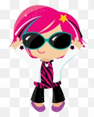 Cute Clipart Rock Star Party - Cute Rock Star Clipart Png,Rockstar Png