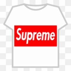 Red Supreme Logo W Trans Text Borders - png