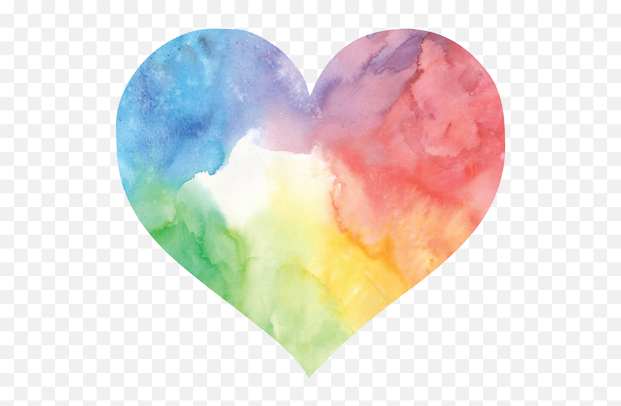 Time To Shine Program - Watercolor Transparent Rainbow Heart Png,Watercolor Heart Png
