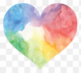 Time To Shine Program - Watercolor Transparent Rainbow Heart Png,Watercolor Heart Png