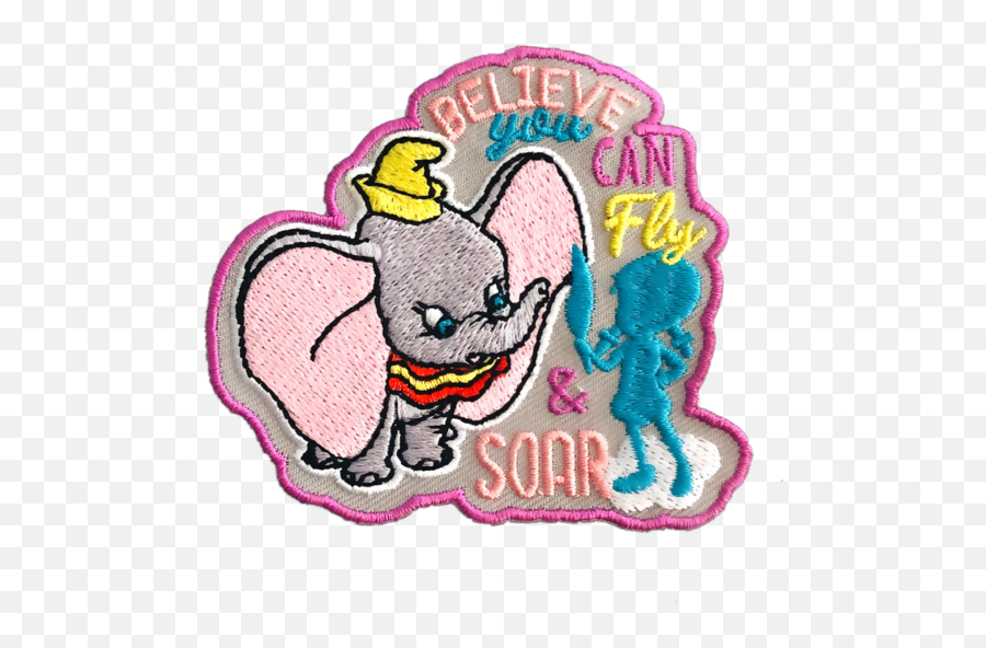 Dumbo Inspired Scout Movie Patch Believe You Can Fly U0026 Soar - Illustration Png,Dumbo Png