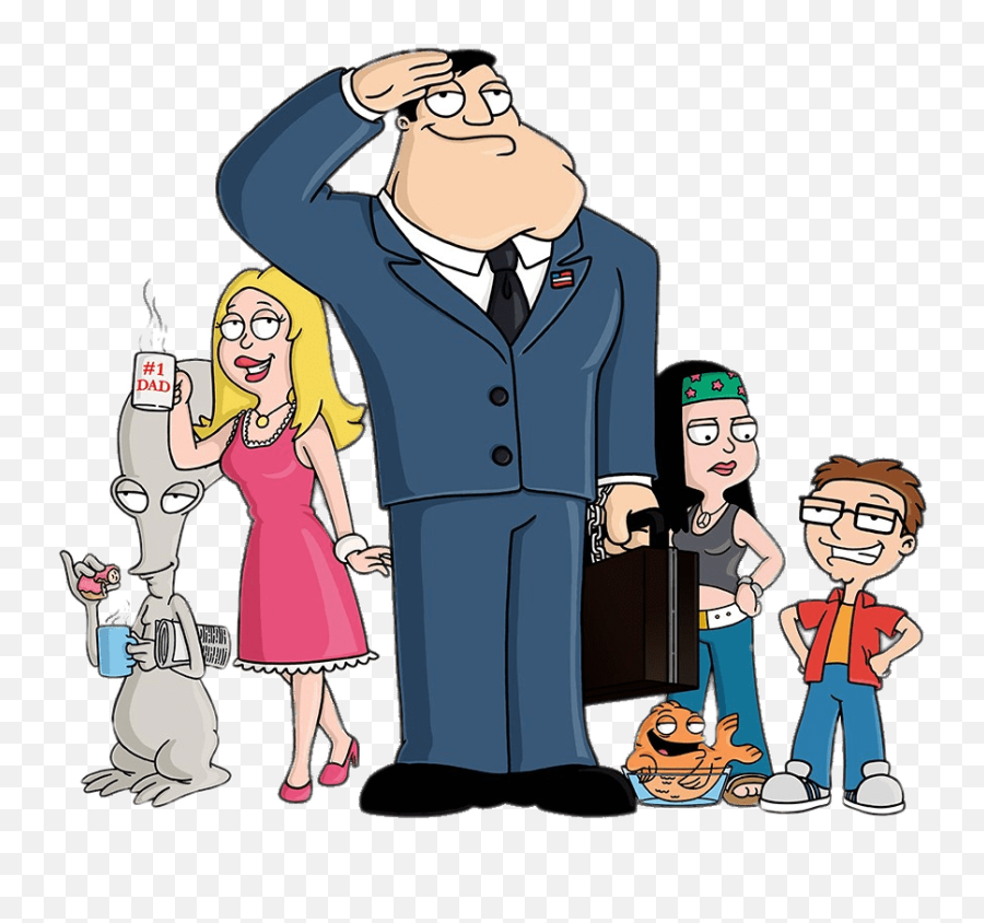 American Family Picture - American Dad Family Png,Dad Png