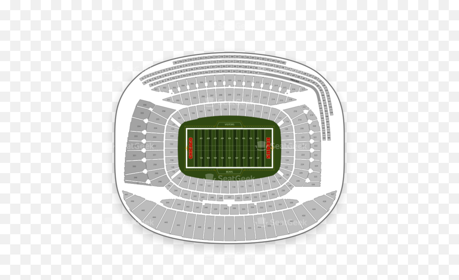 Chicago Bears Seating Chart U0026 Map Seatgeek - New England Patriots Png,Chicago Bears Png