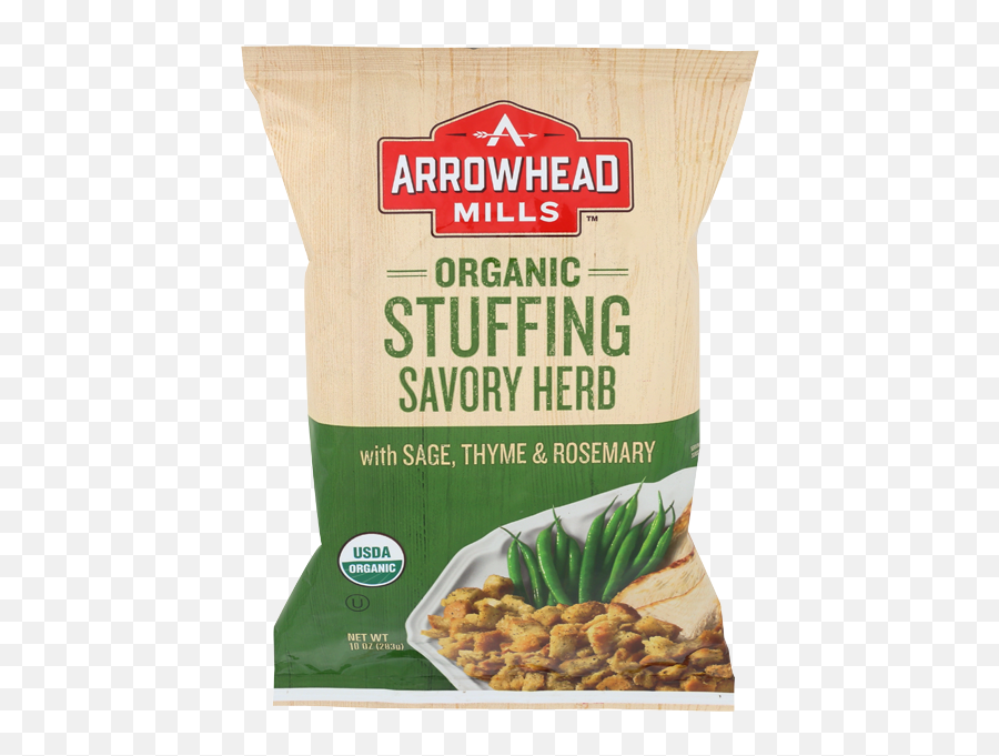 Download Arrowhead Mills Stuffing Savory Herb Mix Organic - Arrowhead Mills Puffed Kamut Png,Stuffing Png