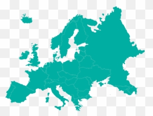 European Idiopathic Pulmonary Fibrosis - Map Vector Png