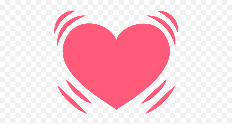 Heart Emoji Icon - Beating Heart Clip Art Png,Heart Emojis Transparent